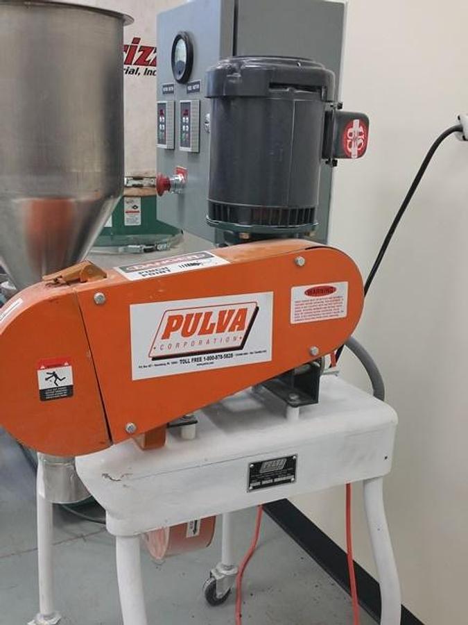 Used Pulva “Pulvette”” Pilot Plant Pulverizer/Hammermill, Stainless Steel Hammers