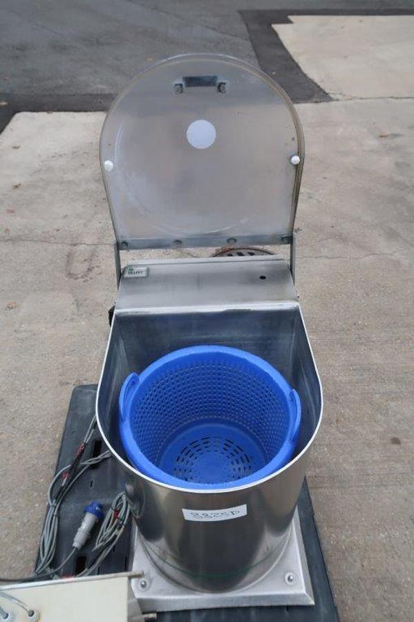 Used Eillert 20 In. Diameter SS Basket Centrifuge/Spin Dryer