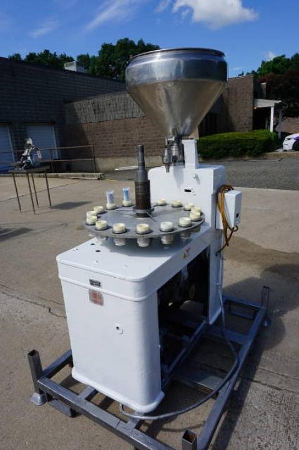 Used Kalix KX10 Tube Filling Machine, Jacketed Hopper