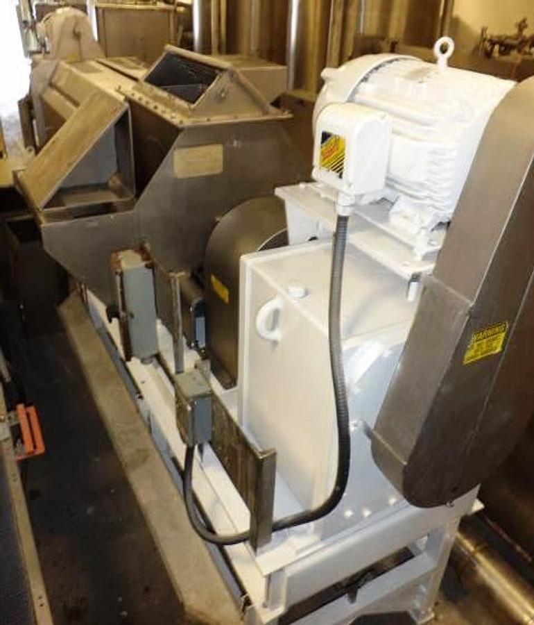Used Hosokawa Bepex RSP-16-K2 Dewatering Screw Press, Stainless Steel