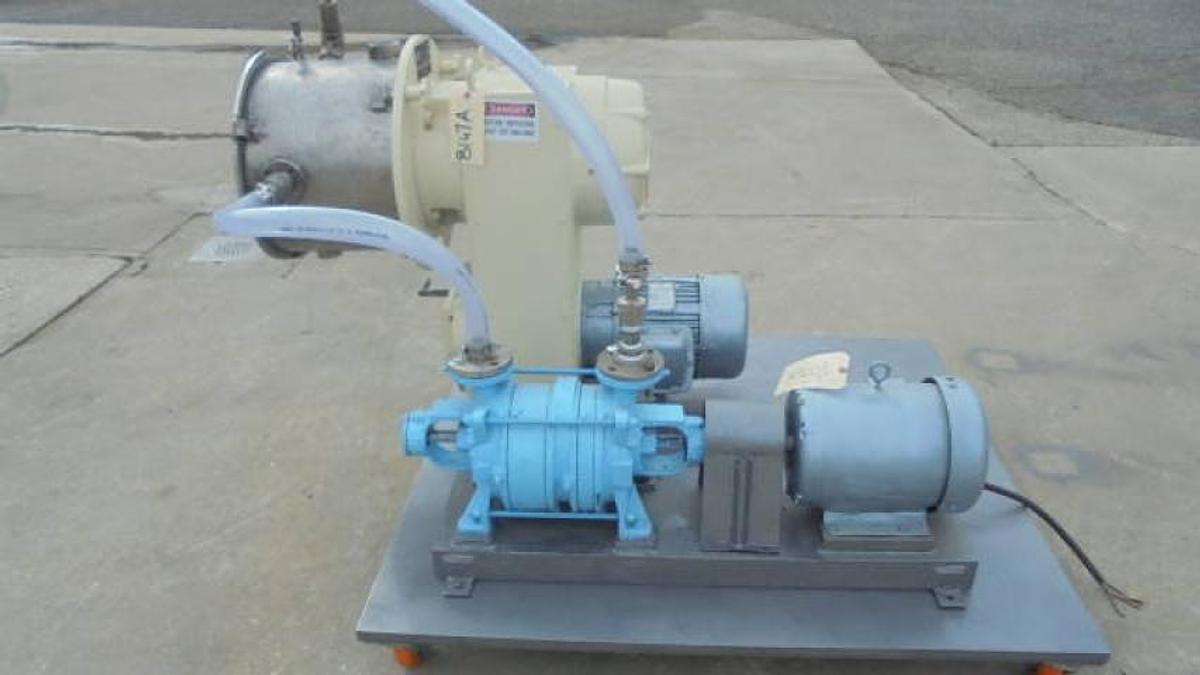 Used Cornell D16 Stainless Steel Versator, Variable Speed drive