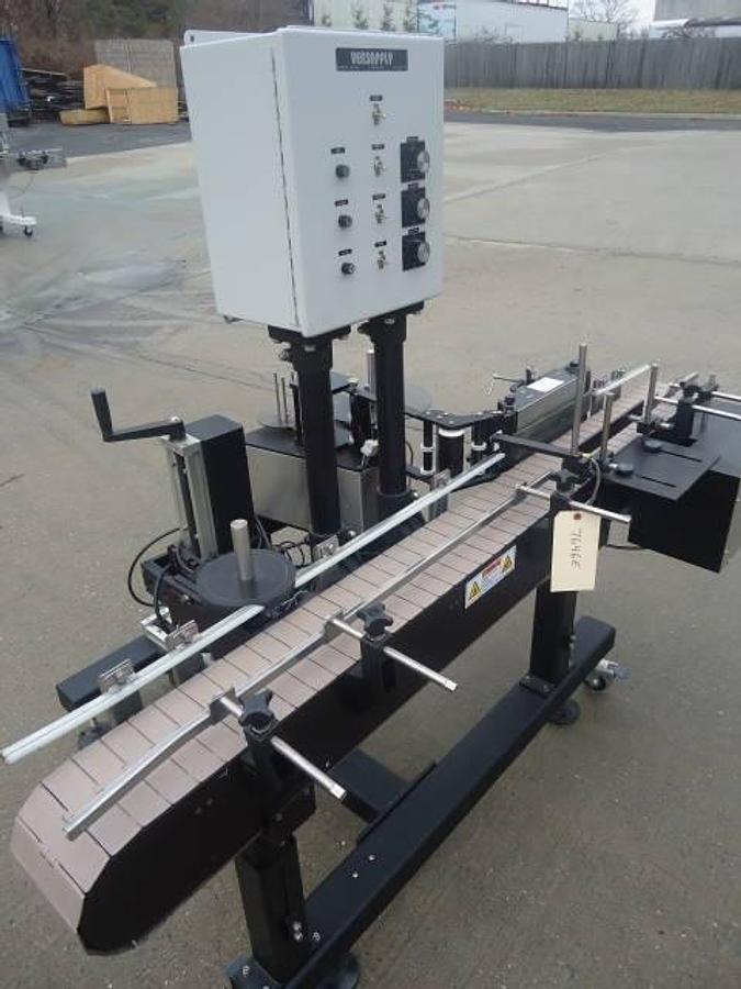 Used Versapply 9120  Pressure Sensitive Spot/Wraparound Labeler
