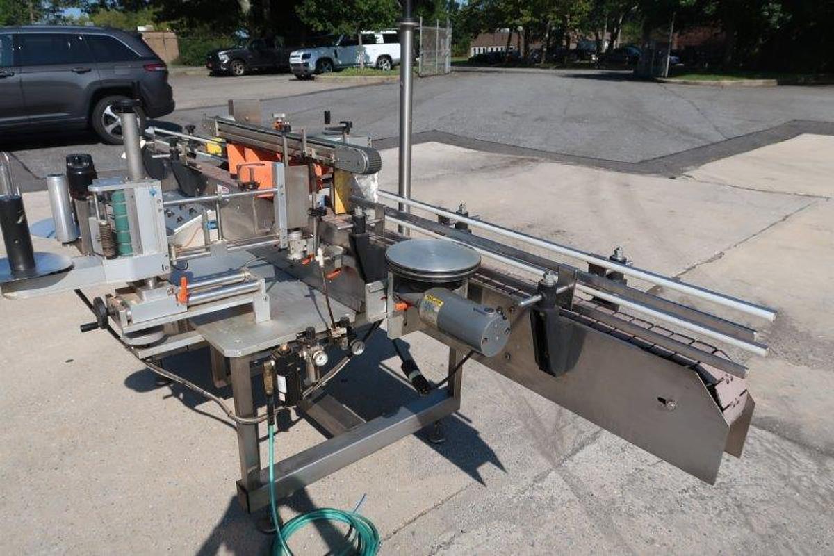 Used Aesus “Eco-Panel” Automatic Pressure Sensitive Labeler