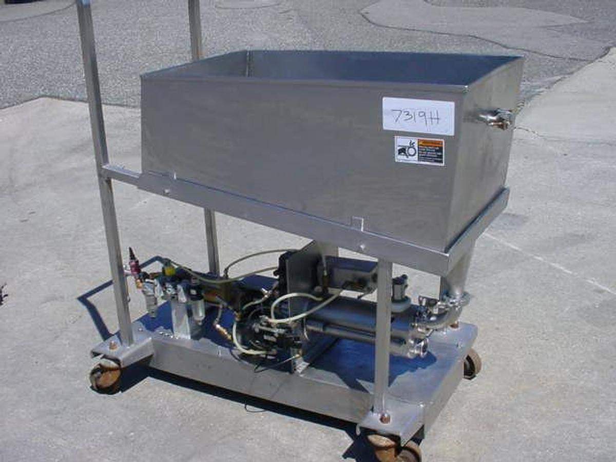 Used Colborne Single Piston Depositor/Pump Station, Air Operated