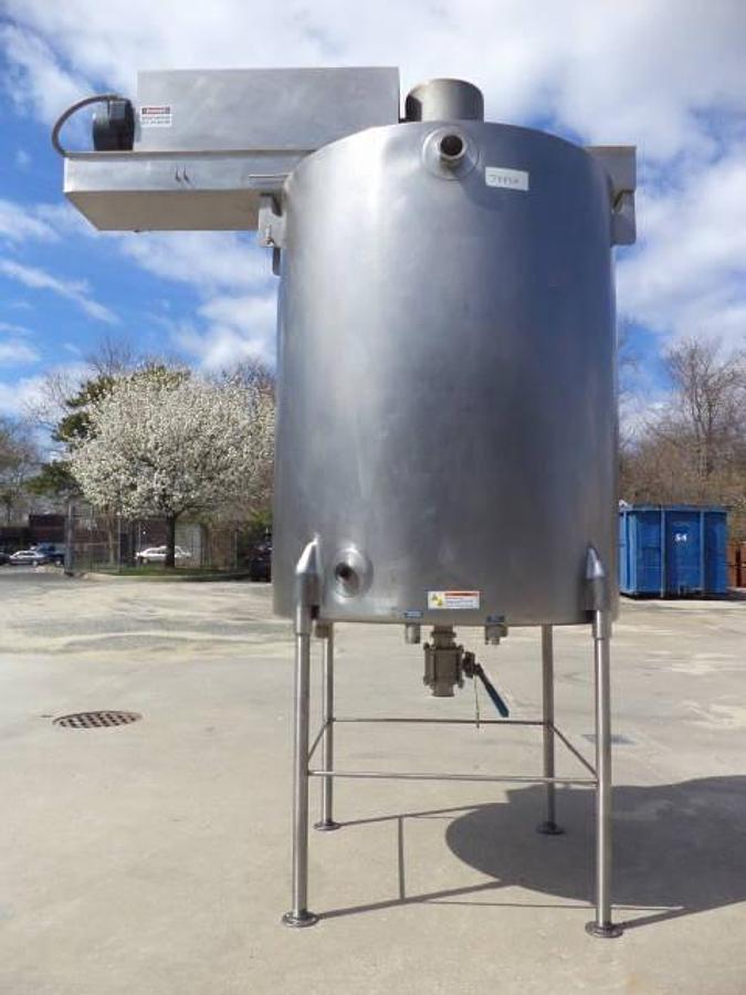 Used 470 Gallon Willflow Stainless Steel Double Motion, Scraper Agitated Kettle/Tank, 125 PSI Jacket