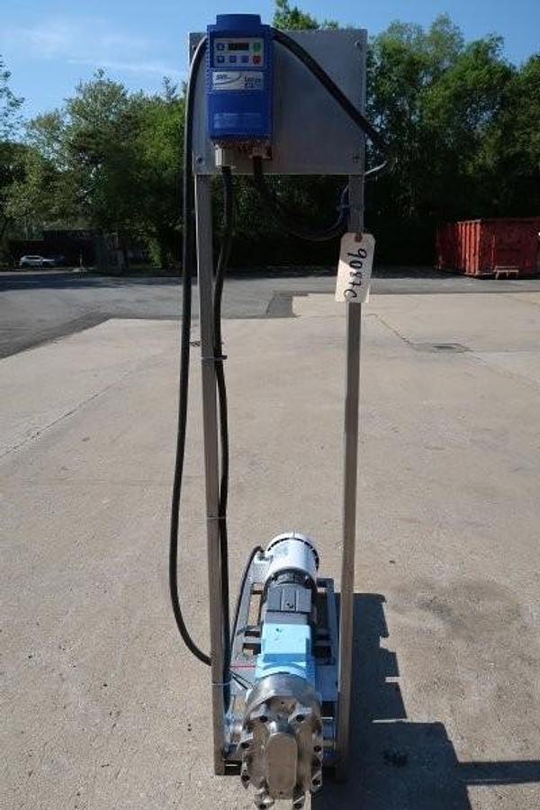 Used Wright Flow Technologies SS Positive Displacement Pump