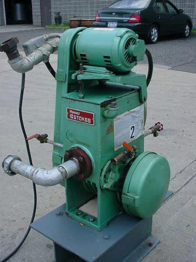 Used Pennwalt/Stokes Microvac Vacuum Pump, 2hp