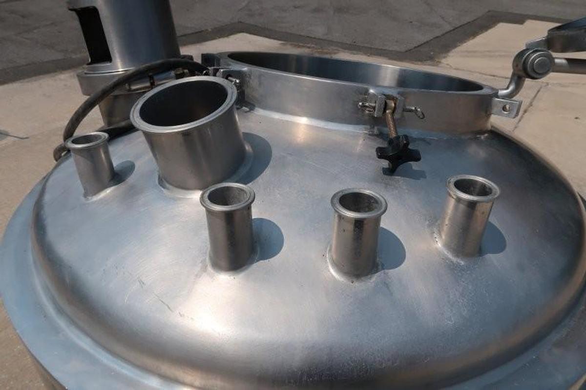 Used Lee 500 Liter Stainless Steel Vacuum Reactor