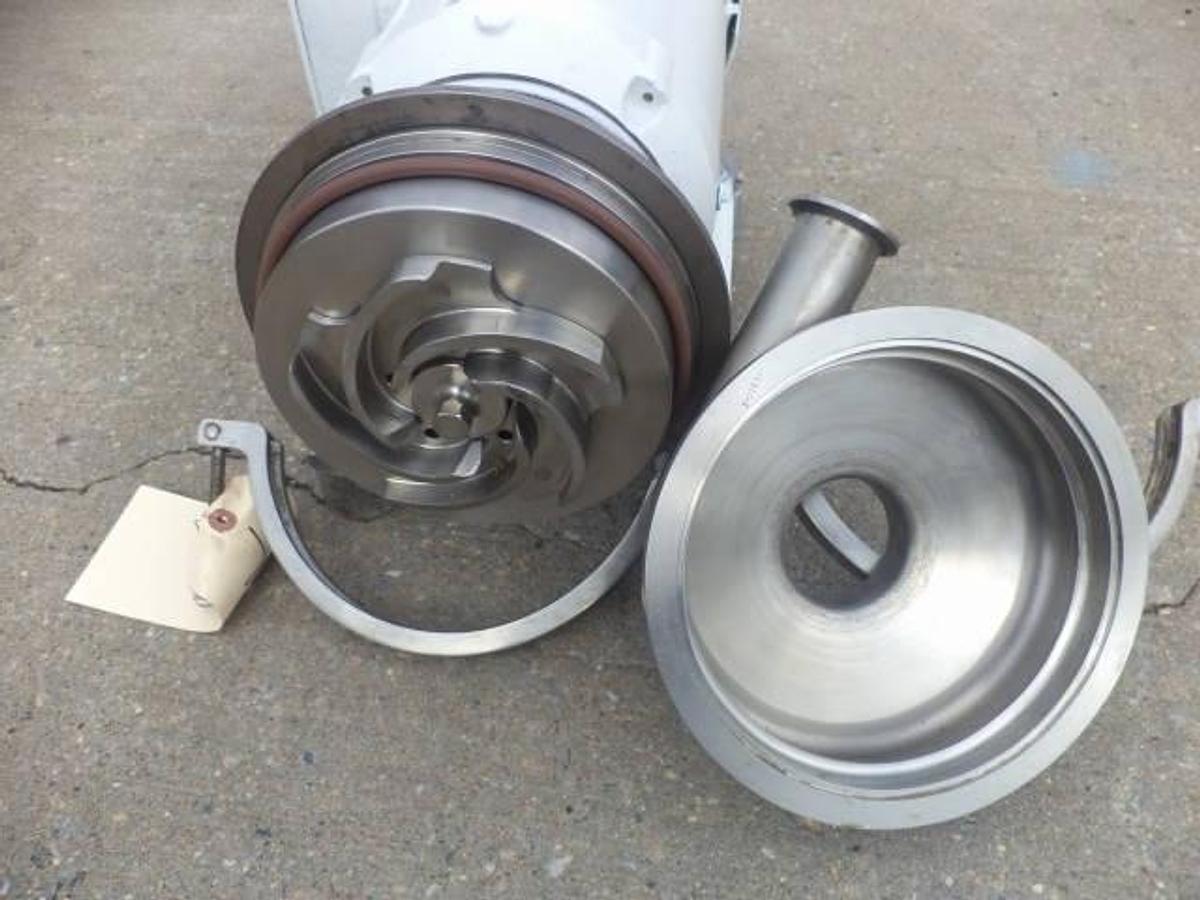 Used Waukesha/Cherry Burrell 3 in. x 1-1/2 in. SS sanitary centrifugal pump, 3HP