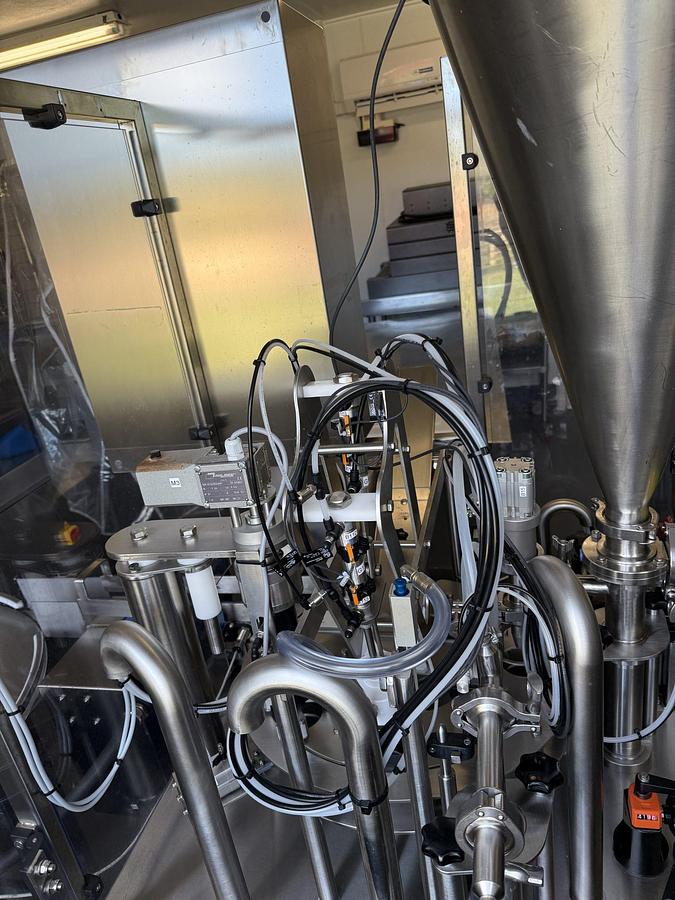 Used Packline Rotary Cup Filling Machine, Two Flavor