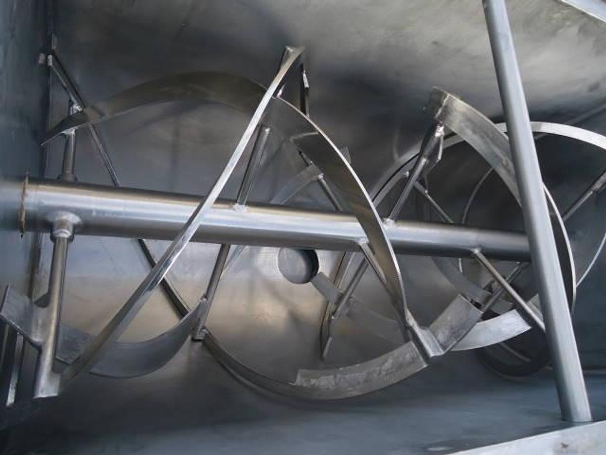 Used 26.5 Cu.ft.  Falcon Stainless Steel Double Ribbon Blender, 10 Hp