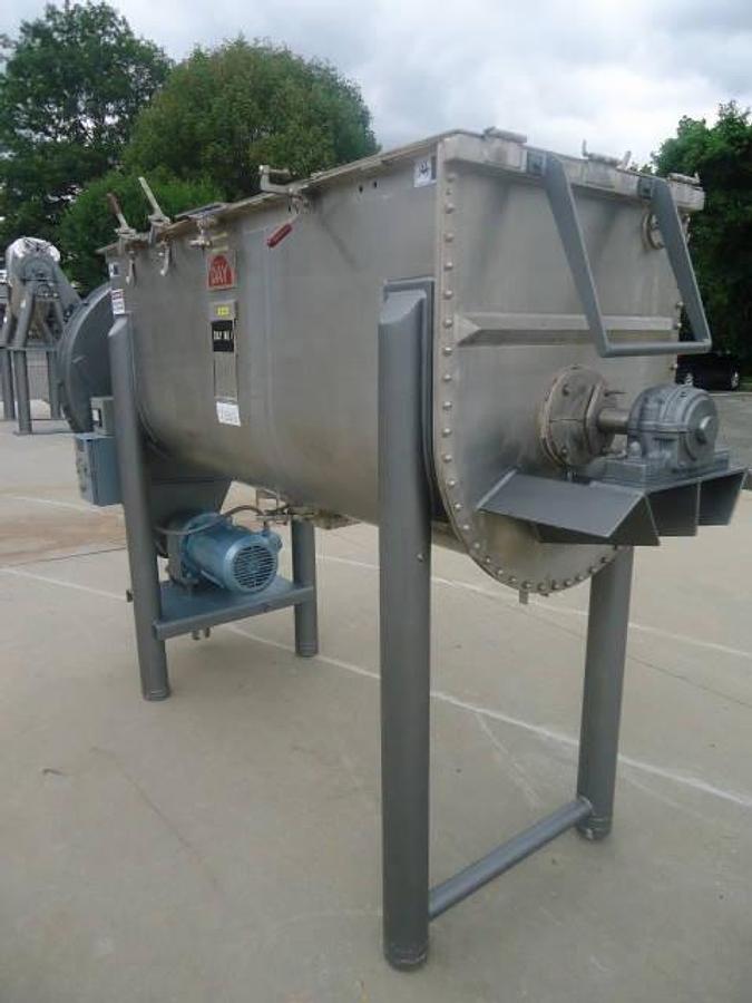 Used 36 Cu.ft. Day Stainless Steel Double Ribbon Blender, 10 Hp Motor