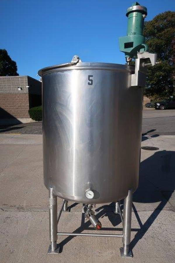 Used 300 Gallon APV Crepaco Stainless Steel Mix Tank