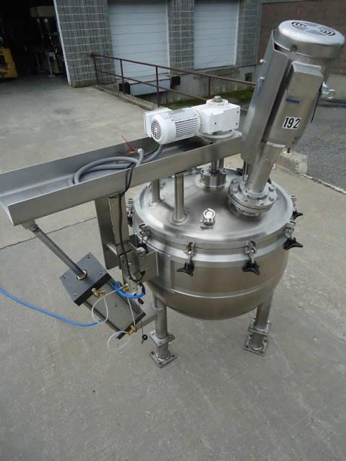 Used 100 Gallon Lee Type 316l Ss Reactor / Kettle, Multi-Agitation