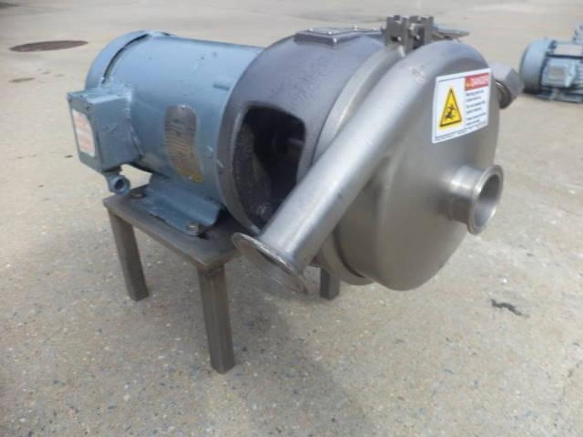 Used Crepaco 2 In. X 1-1/2 In. Stainless  Steel Sanitary Centrifugal Pump