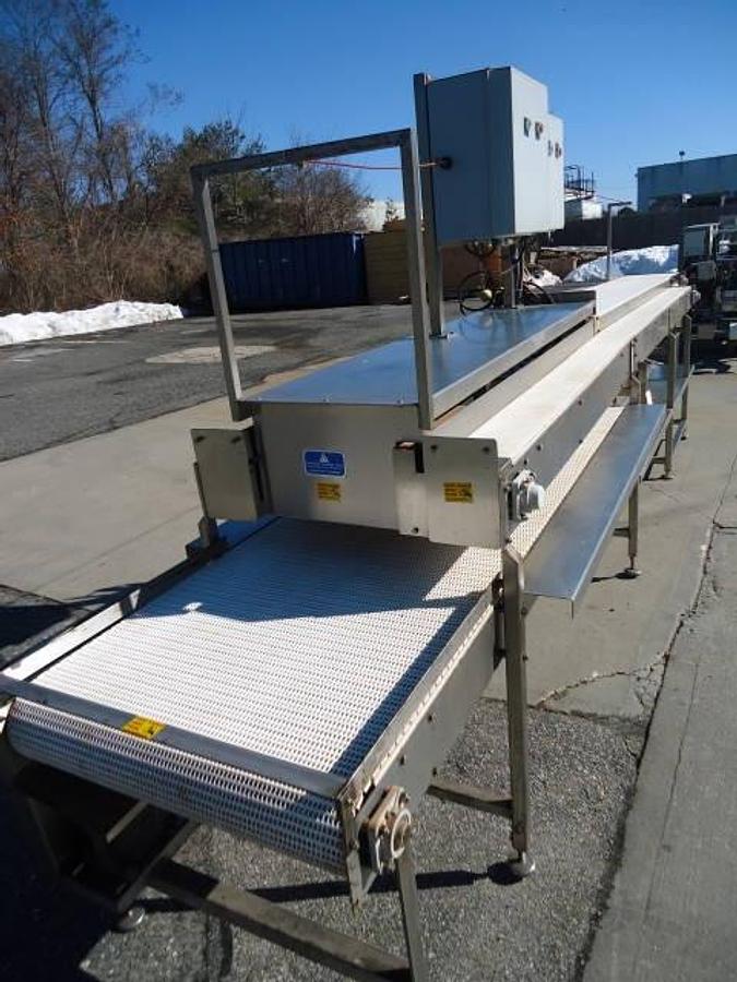 Used American Conveyor Corporation Multi-Section Conveyor, Stainless Steel