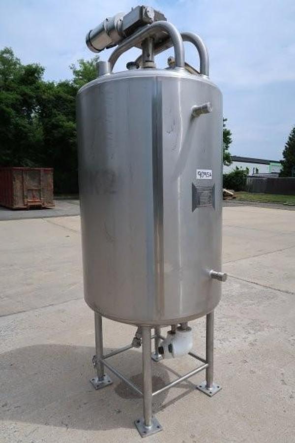 Used Feldmeier 200 Gallon Stainless Steel Jacketed Mix Tank