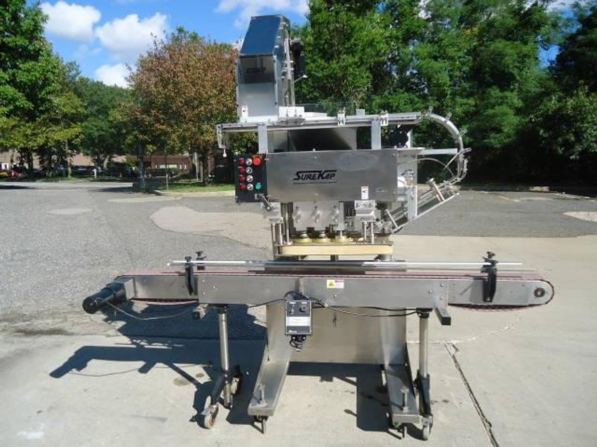 Used Surekap SK6000-BF6 Screw Capper, Stainless