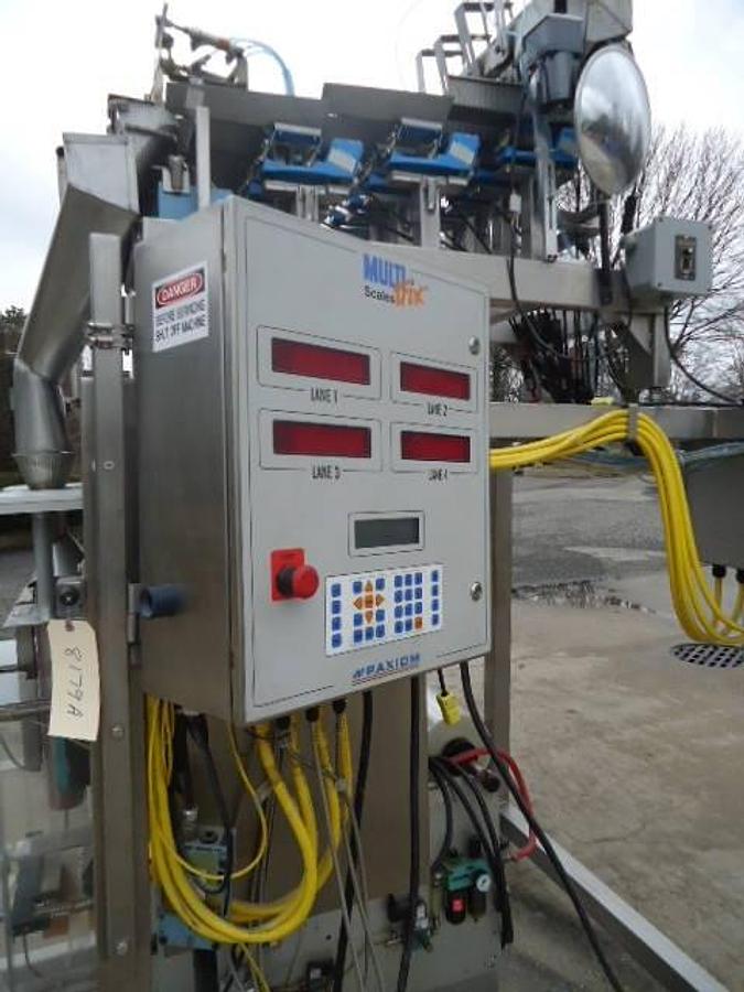 Used Weigh Pack/Paxiom Vertek 750 Form/Fill/Seal With Scales