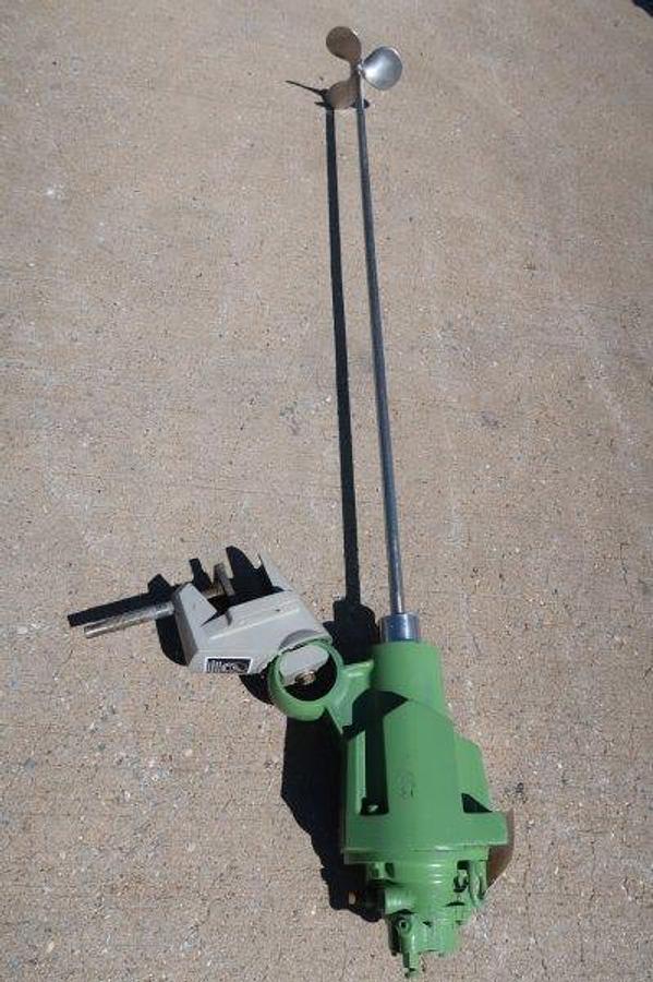 Used Lightnin Air Operated Clamp-On Agitator, 52 In. Shaft
