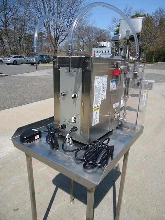 Used Filamatic DAB-5 Twin Head Piston Filler, Like New