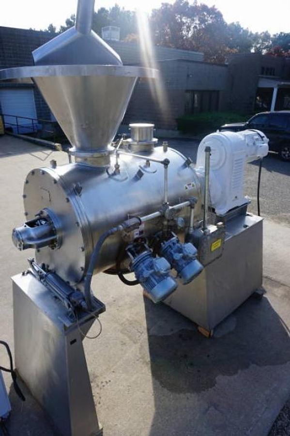 Used Littleford FKM-600 Stainless Steel Plow Mixer, 75 PSI Jacket