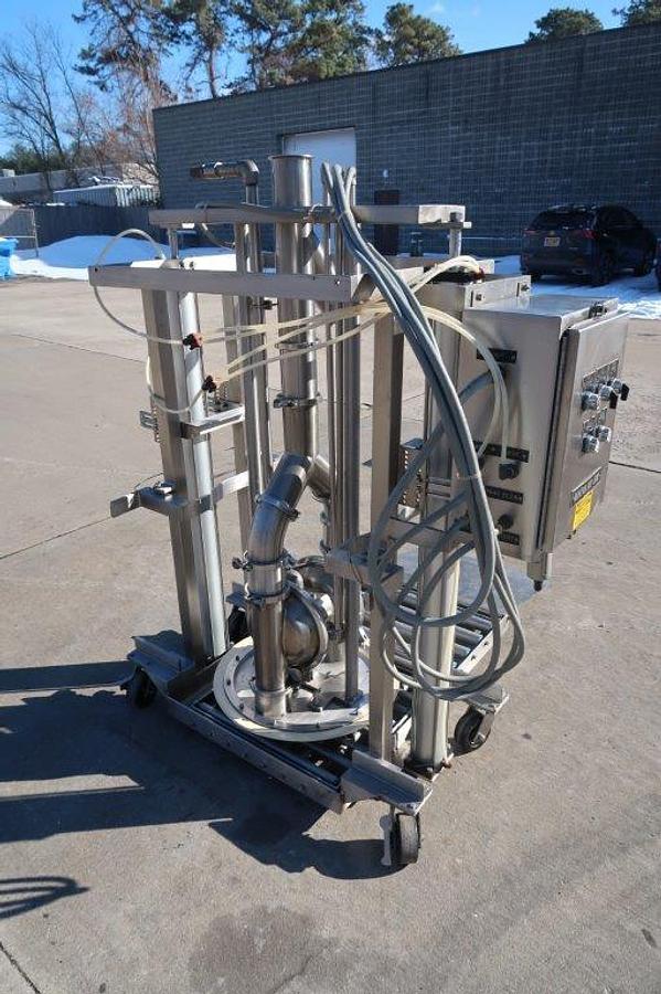 Used Murzan “DUS-50M” Stainless Drum Unloading System, Portable