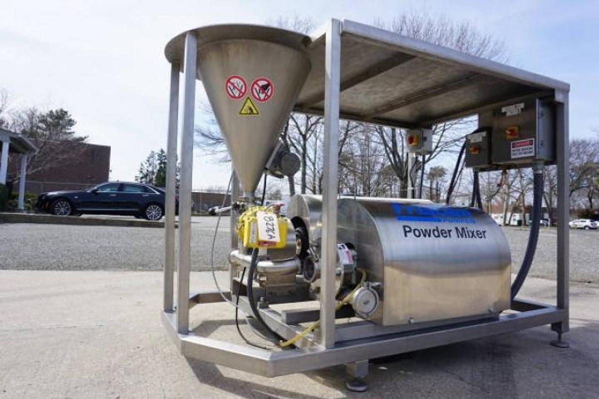 Used Fristam Powder Mixer System, 30 HP, All Stainless Steel
