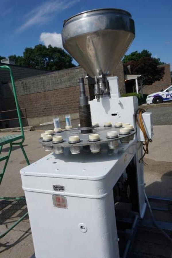 Used Kalix KX10 Tube Filling Machine, Jacketed Hopper
