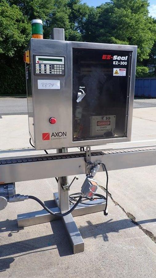 Used Axon EZ-300 Sleever/Bander, Stainless