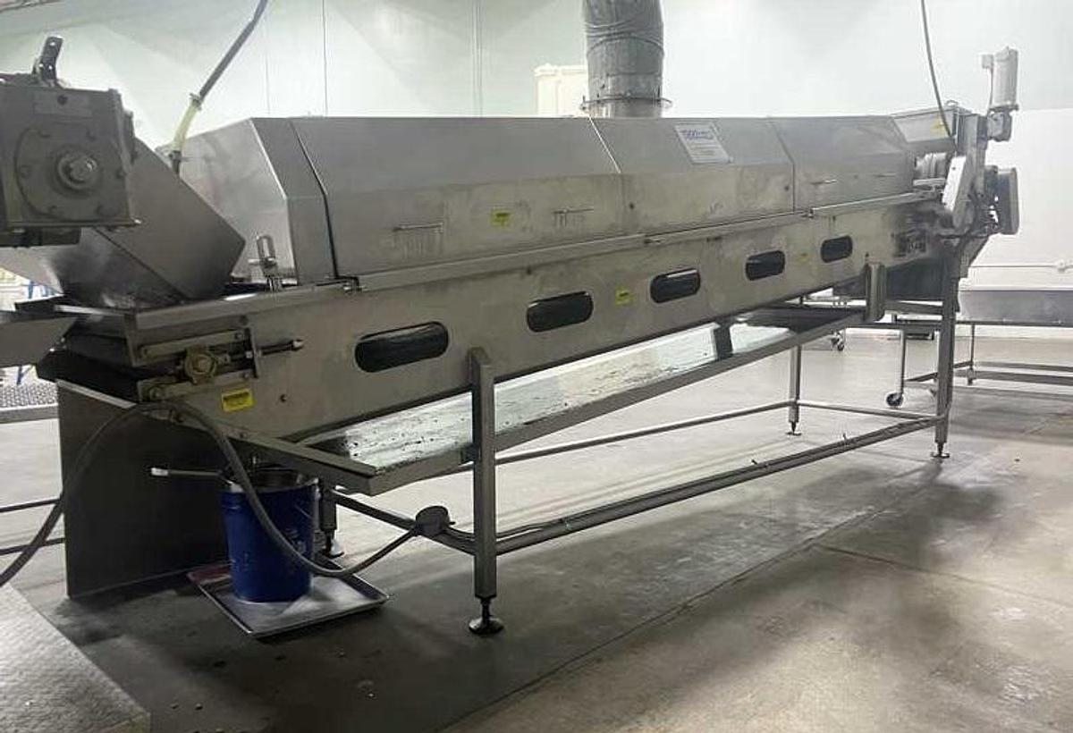 Used Foodesign Nut Frying Line, with Tunnel and Coater