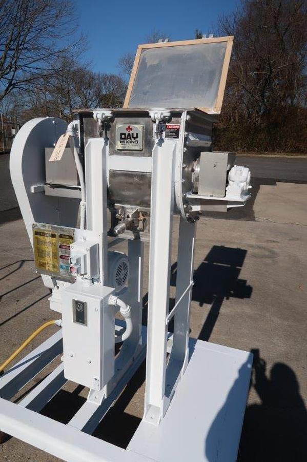 Used 1 Cu. Ft. Day Stainless Double Ribbon Blender, XP Motor