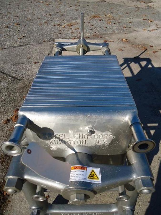Used Ertel 16 in. X 16 in. Stainless  Steel Filter Press, Portable