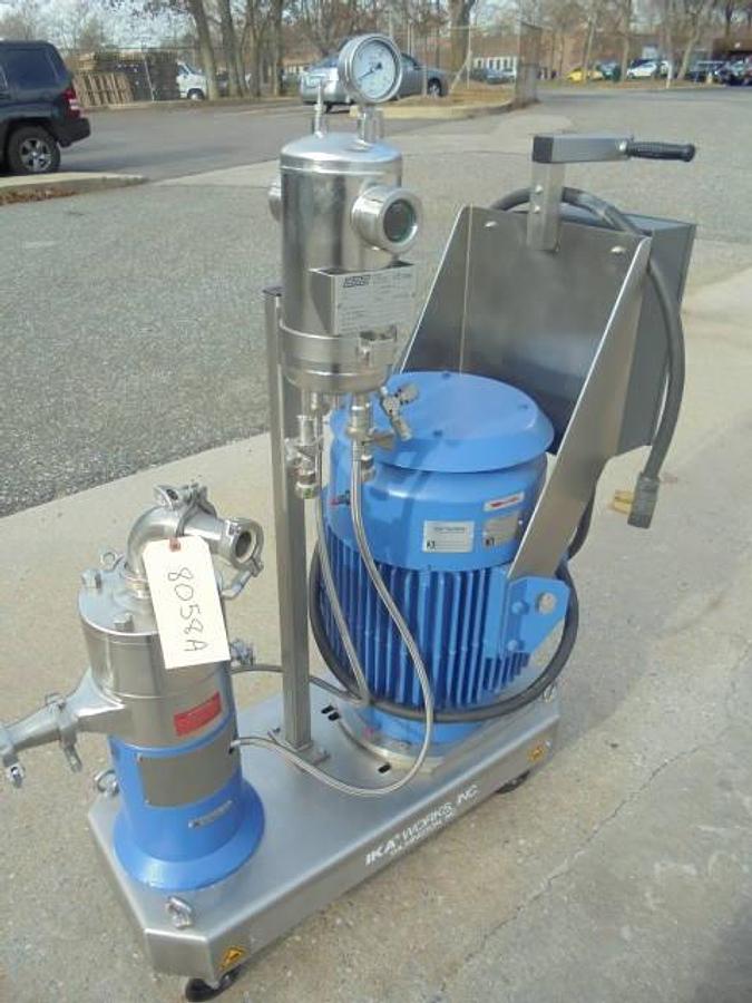 Used IKA DR 2000/10 Inline Stainless Steel High Shear Mixer, 25HP motor