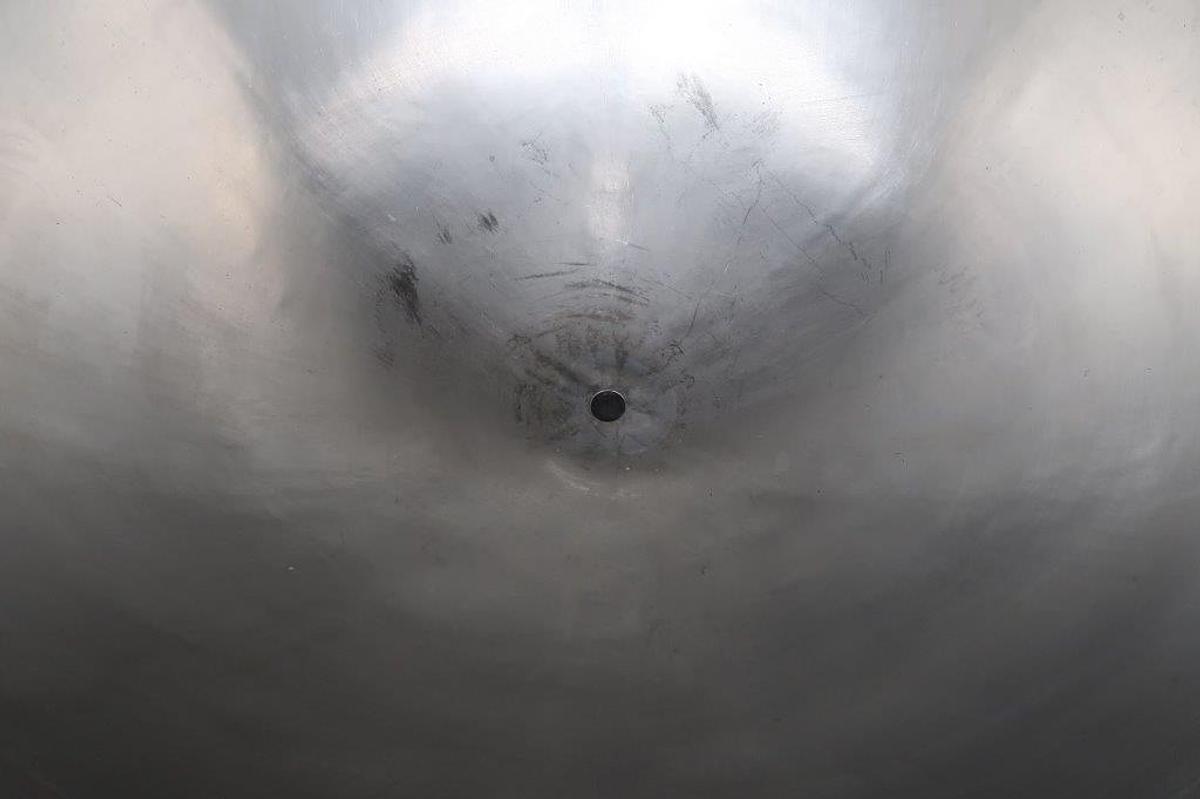 Used 200 Gallon Stainless Steel Jacketed Hemispherical Kettle, Portable