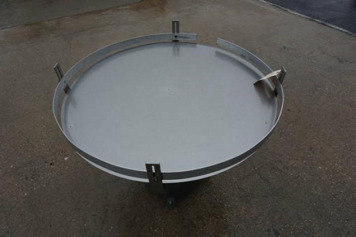 Used 48 In. Diameter Kaps All Rotary Unscrambling/Accumulating Table, Variable Speed