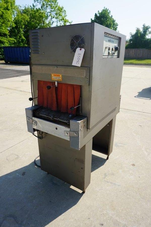 Used Weldotron 7030 Conveyorized Shrink Tunnel, 16 In. Wide X 9 In. High Opening