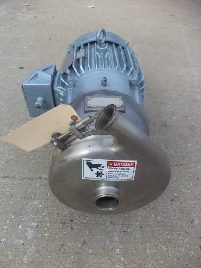 Used Crepaco 2 in. x 1-1/2 in. SS Sanitary Centrifugal Pump, 7.5HP