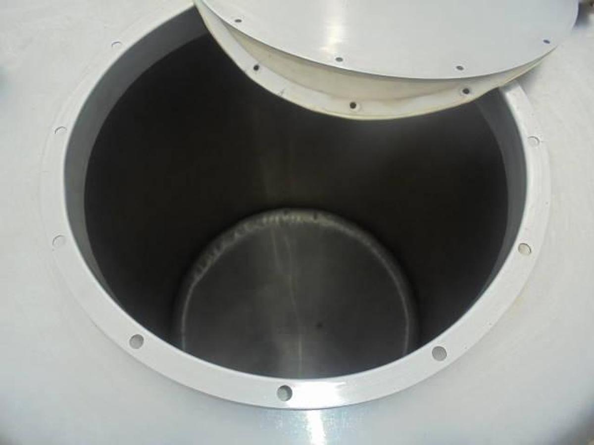 Used 450 Gallon Stainless Steel Vertical Closed Tank