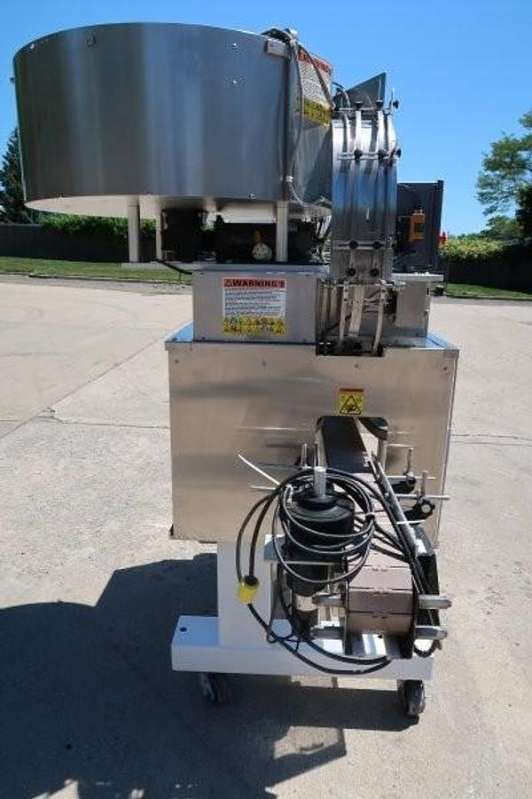 Used Kaps-All A-6 Automatic Screw Capping Machine, 36 In. Bowl Hopper