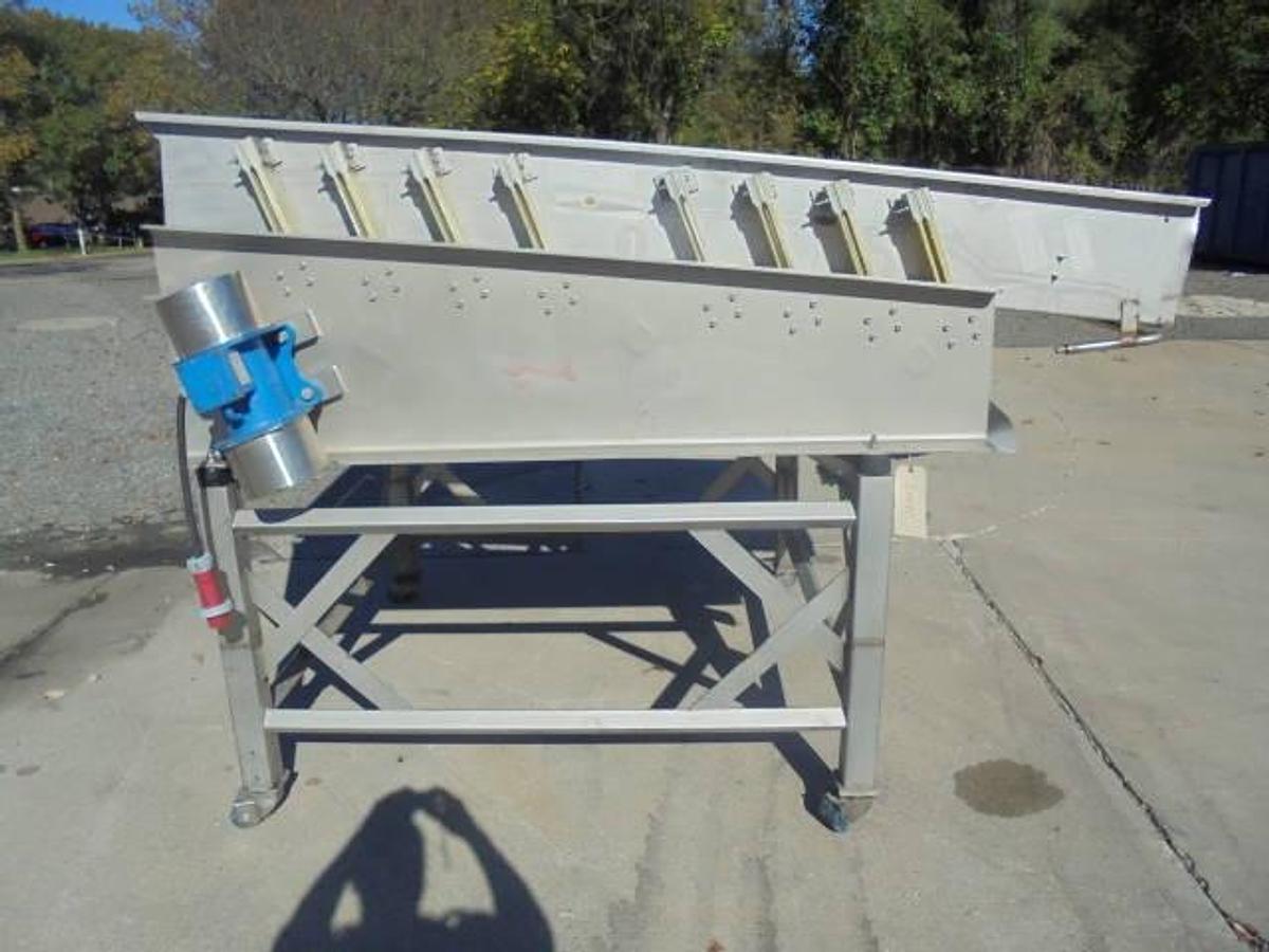 Used Koolen Breda Vibratory Shaker/Feeder, Stainless