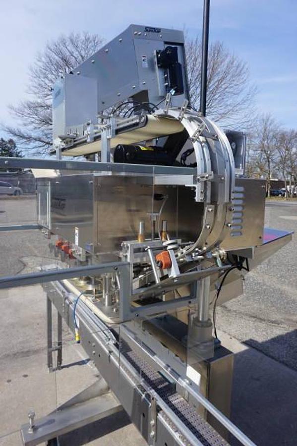 Used Surekap SK6000-BF6 Six Spindles Capper With Elevator