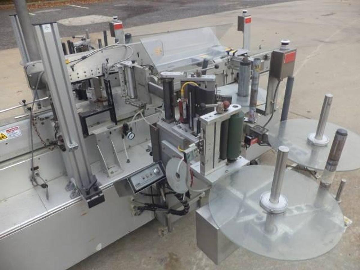 Used Accraply 350PVF Front & Back Pressure Sensitive Labeler–