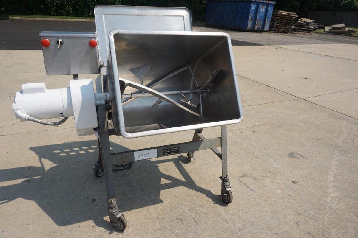 Used Leland 200 Lb. Stainless Steel Double Action Mixer, Portable