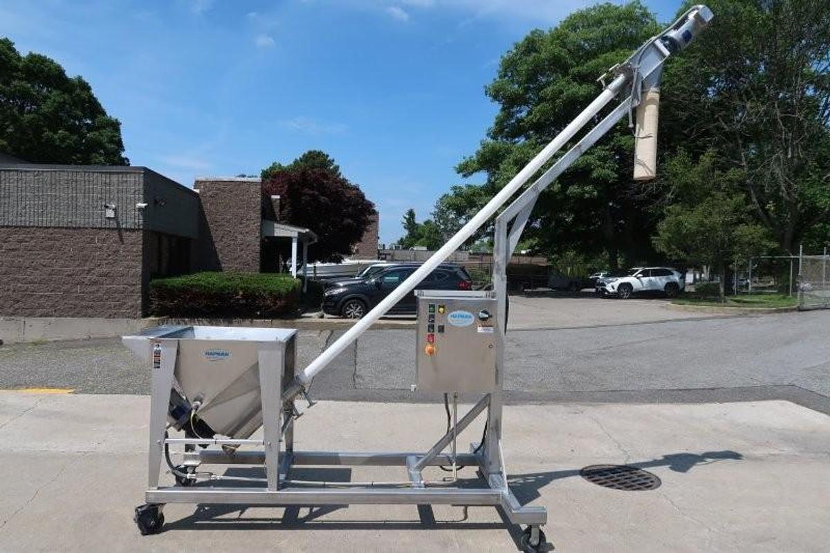 Used Hapman Series 300 Helix Conveyor, Ribbon Agitator