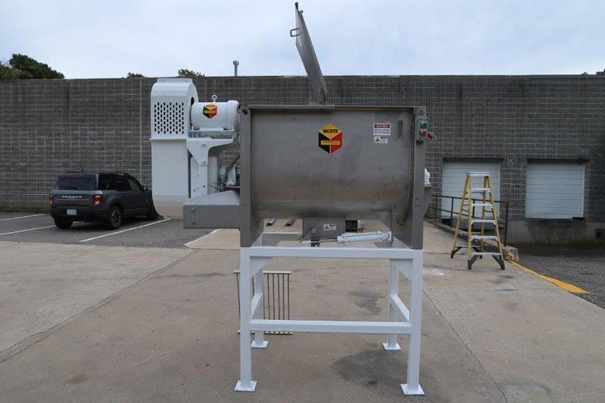 Used Scott Approx. 30 Cu. Ft. SS Paddle Blender, 10HP