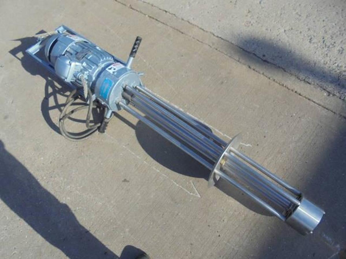Used Arde Barinco 7.5 HP “Drop In” Homogenizing Mixer, Explosion Proof