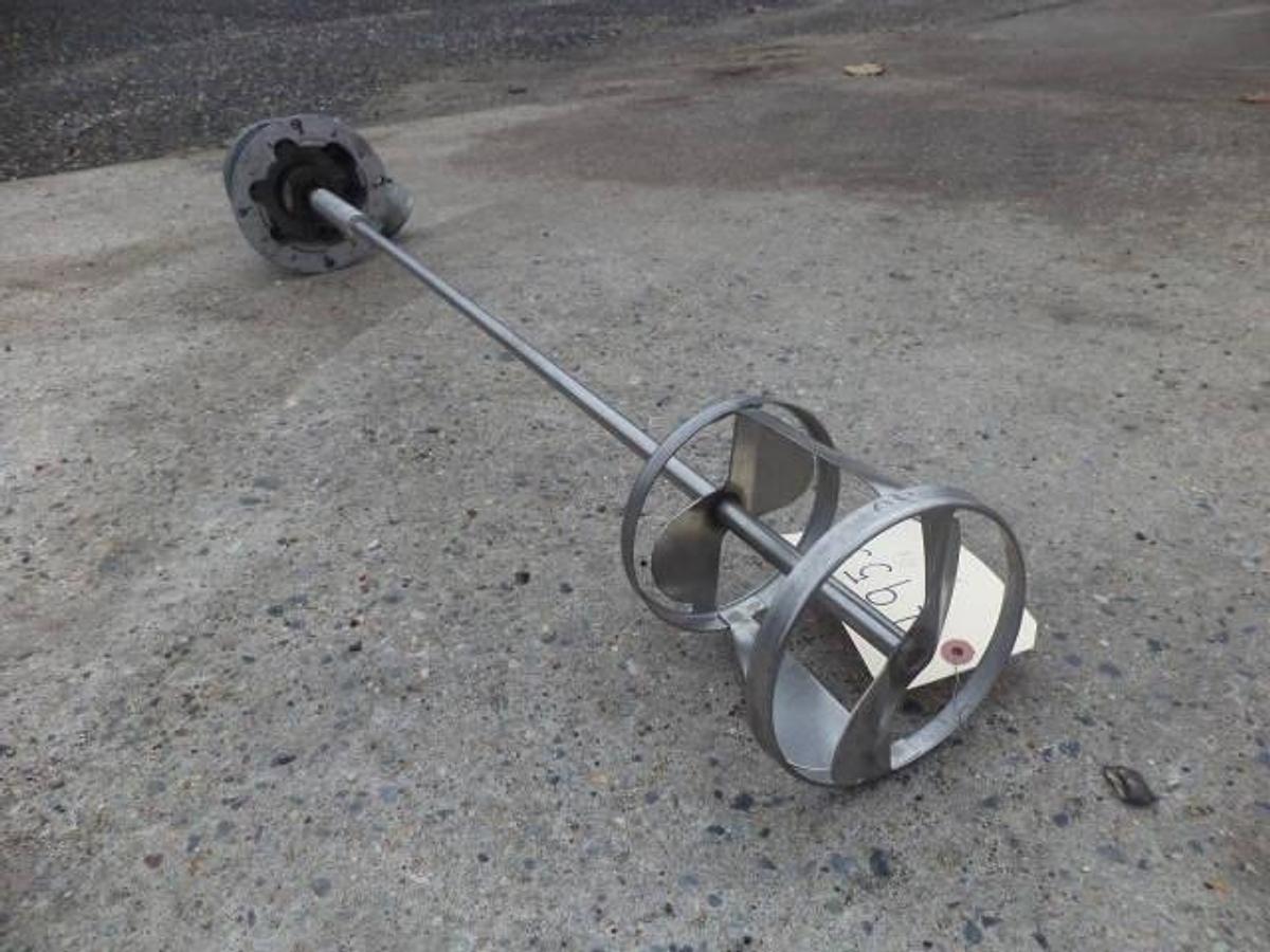 Used Gast Air Operated Agitator, Dual Bladed