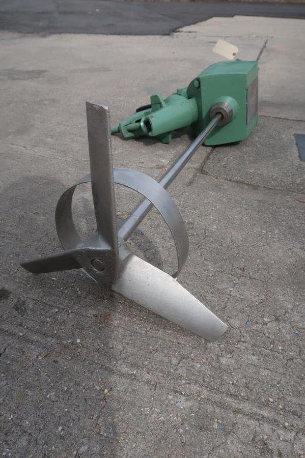 Used Lightnin 2.3 HP Clamp-On Portable Agitator, 36 In. Long Stainless Steel Shaft