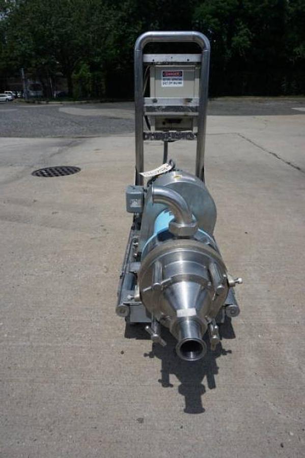 Used Waukesha MS Inline Stainless Steel Horizontal Colloid Mill, 15 HP